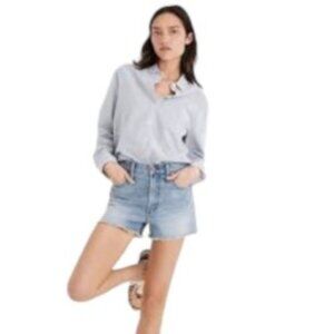 Madewell The Perfect Jean Short in Balsam Wash 29